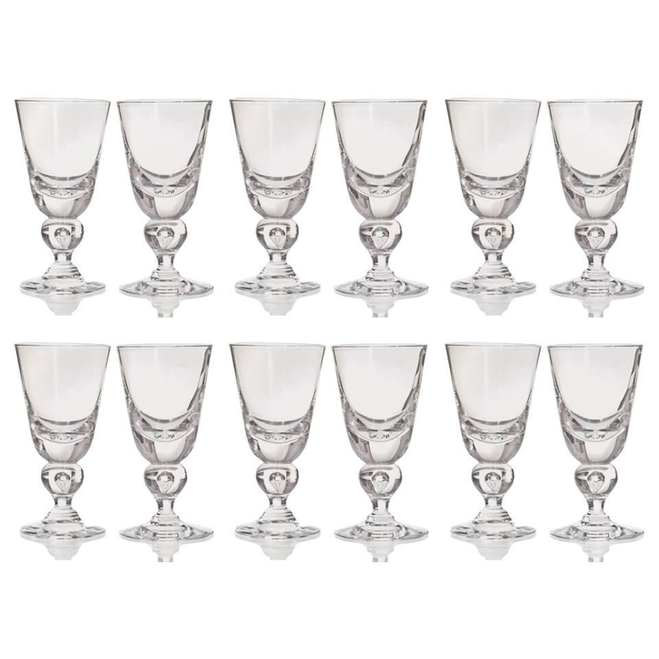 48 Exceptional Steuben Baluster Water Goblets