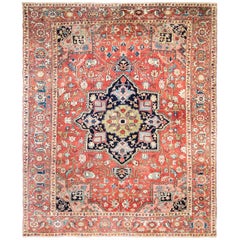 Tapis persan antique Serapi de qualité supérieure