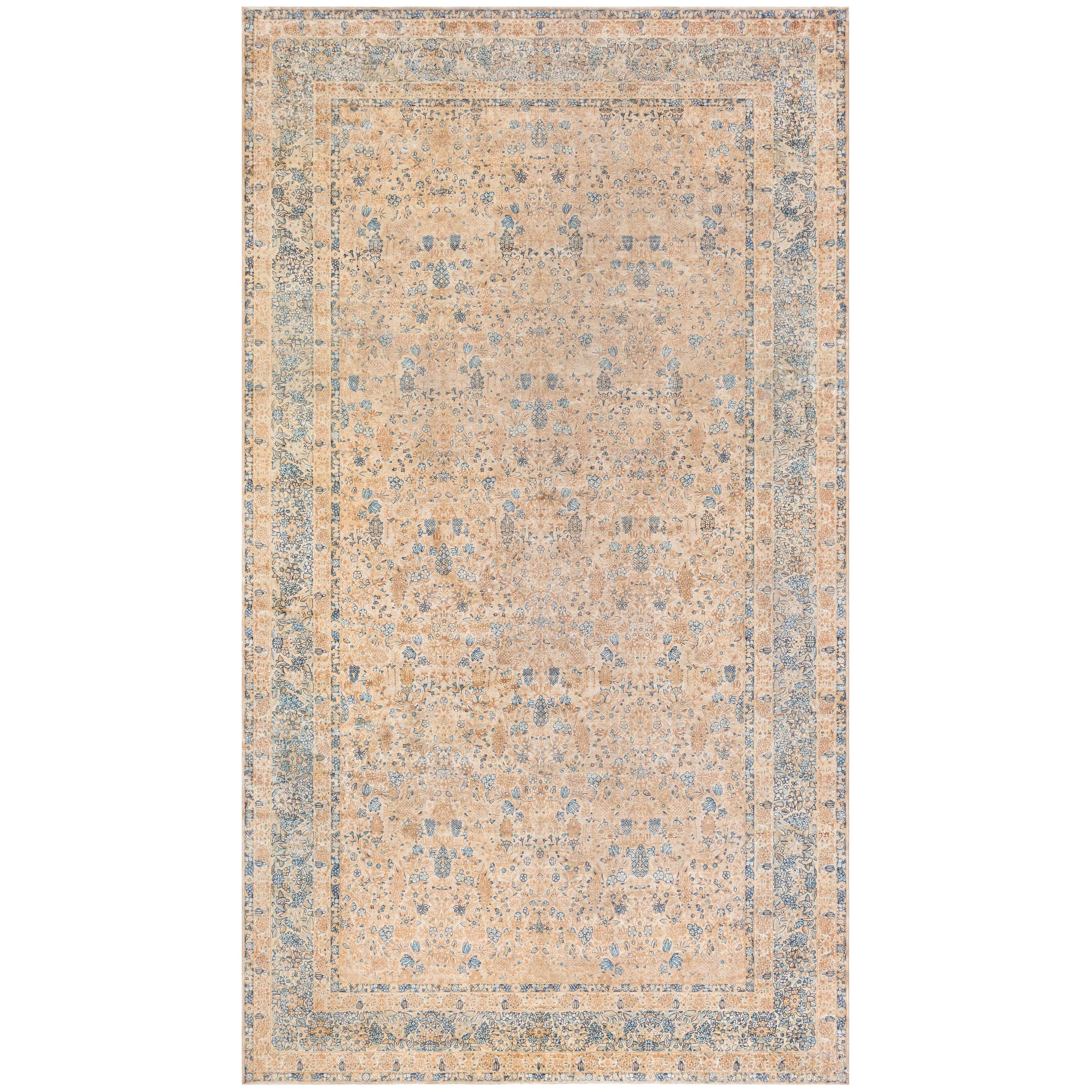 Doris Leslie Blau Antique Persian Kirman Handmade Wool Rug