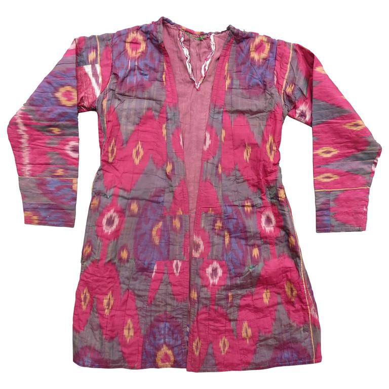 Uzbek Ikat Childs Coat Central Asia Late 19th Century Great Colors | uzbek ikat child s coat central asia late 19th century Uzbek Ikat Childs Coat Central Asia Late 19th Century Great Colors | uzbek ikat child s coat central asia late 19th century
