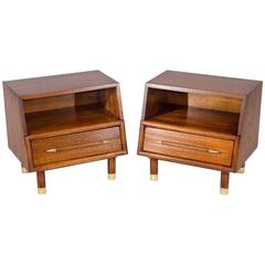 Pair of Nightstands, John Keal for Brown Saltman