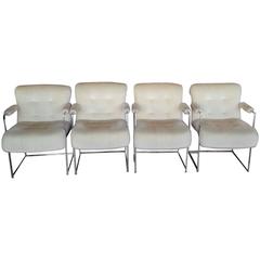 Set of Four Milo Baughman Chairs