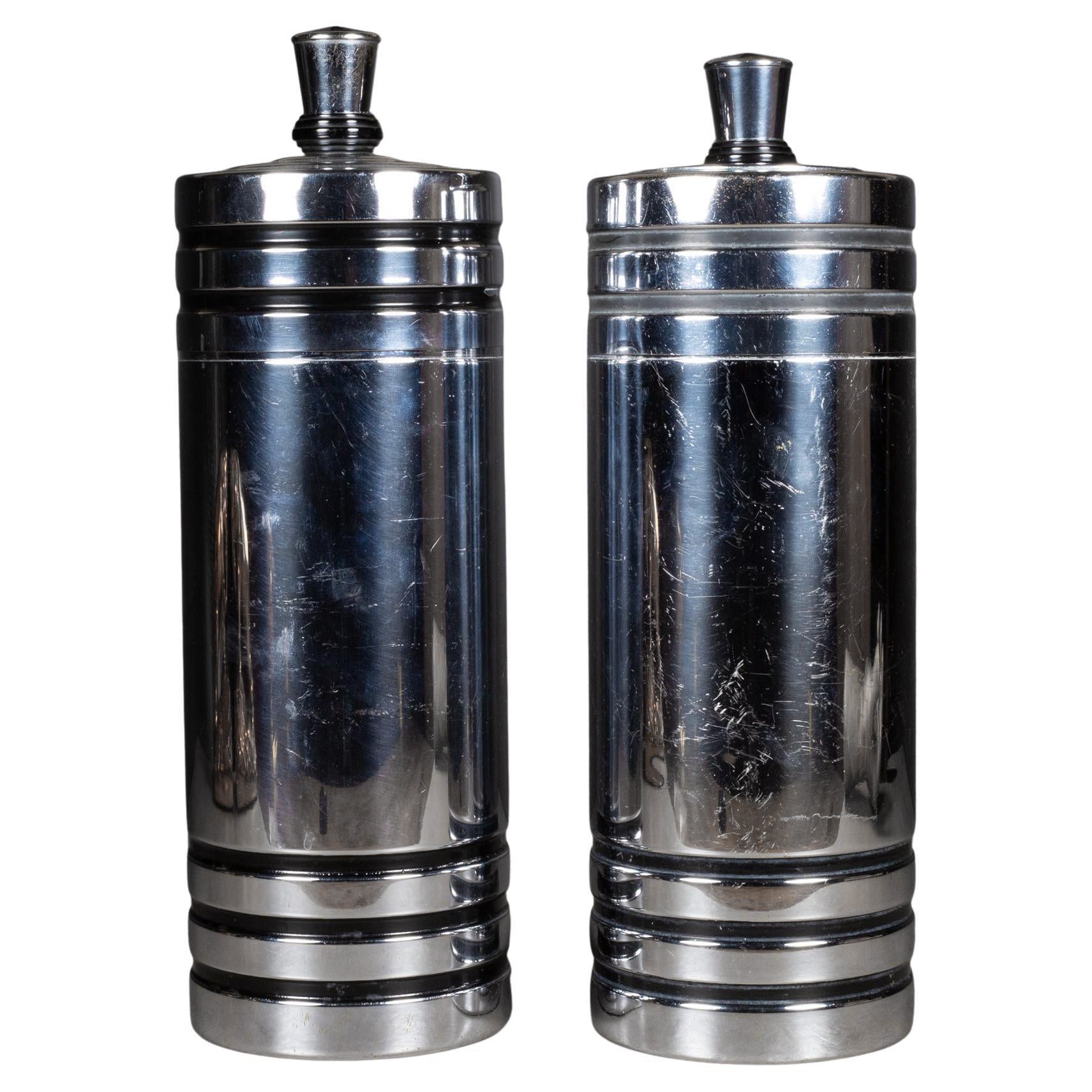 Shakers da cocktail Art Deco Chase "Gaiety" C.1930-Prezzo per articolo in vendita