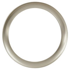 Sergio Mazza Narcisso Round Nickel Mirror Artemide, Italy, 1960 - Two available