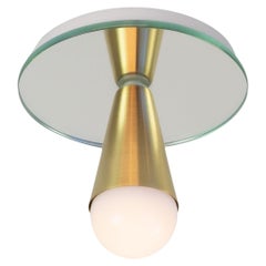 Echo One Flush Mount in Brass from Souda, in Stock