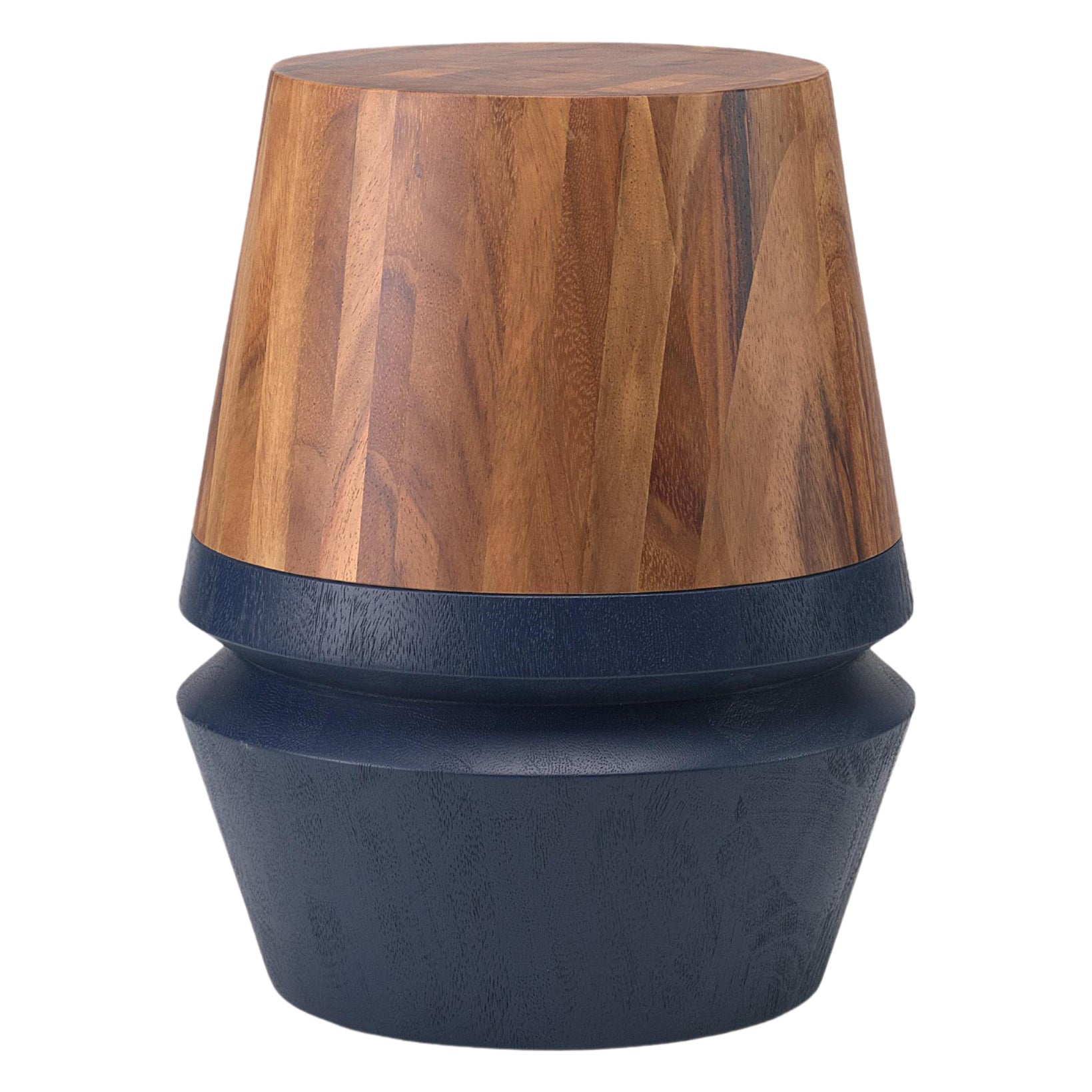 Table d'appoint tournée Capirucho Marine et Conacaste