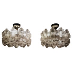 Pair of chandeliers 'Festival' by Gert Nyström for Fagerhult, Sweden, 1970s