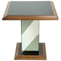 Mesa de centro vintage de estilo Art Déco, Italia, años 70