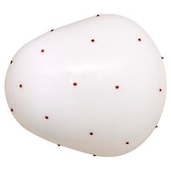 Berries, Blown Glass Wall Light, Red Dots, Brass by Marie & Alexandre- Size M