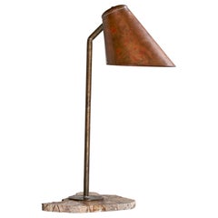Design/One, Garden Light, cuivre, marbre, Danemark, années 1940