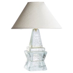 Urshult Glasbruk, Lampada da tavolo, vetro, Svezia, anni '60