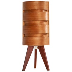 Hans-Agne Jakobsson, lampe de bureau en pin, Suède, années 1970