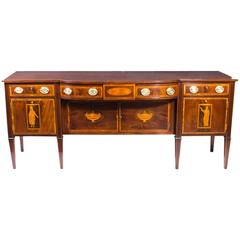 Antique George III Inlaid Mahogany Sideboard, circa 1800