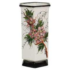 Signed Hand Painted Ceramic Vase