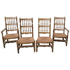 Ensemble de quatre chaises Charles Pollock