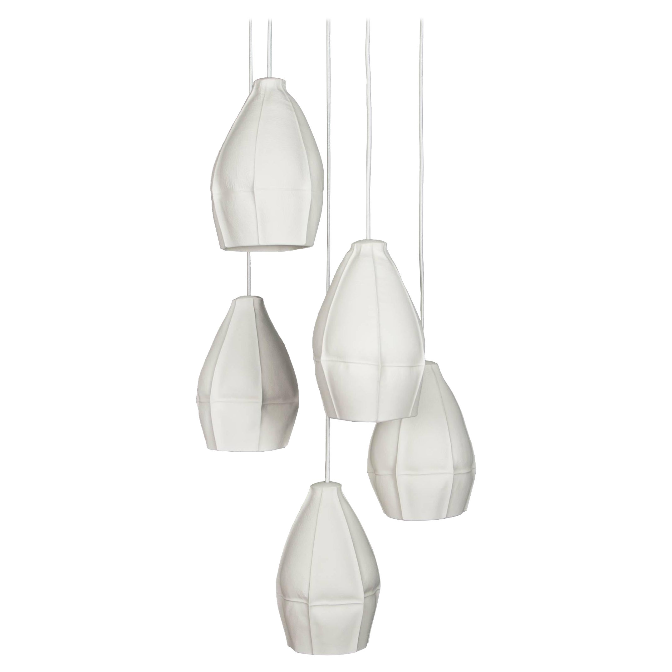 Kawa Pendants from Souda, Cluster of Five, Made to Order