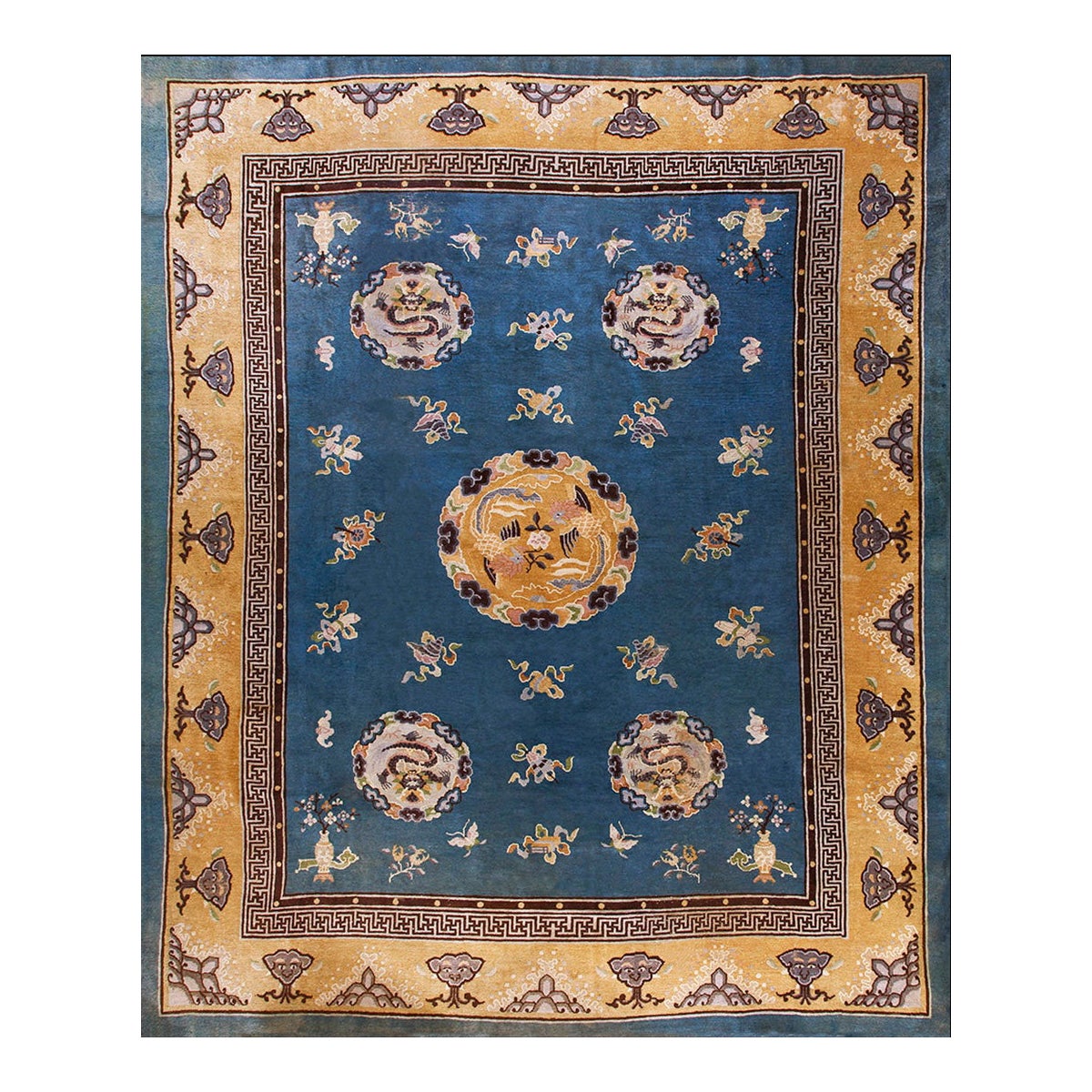 19th Century Chinese Peking Carpet