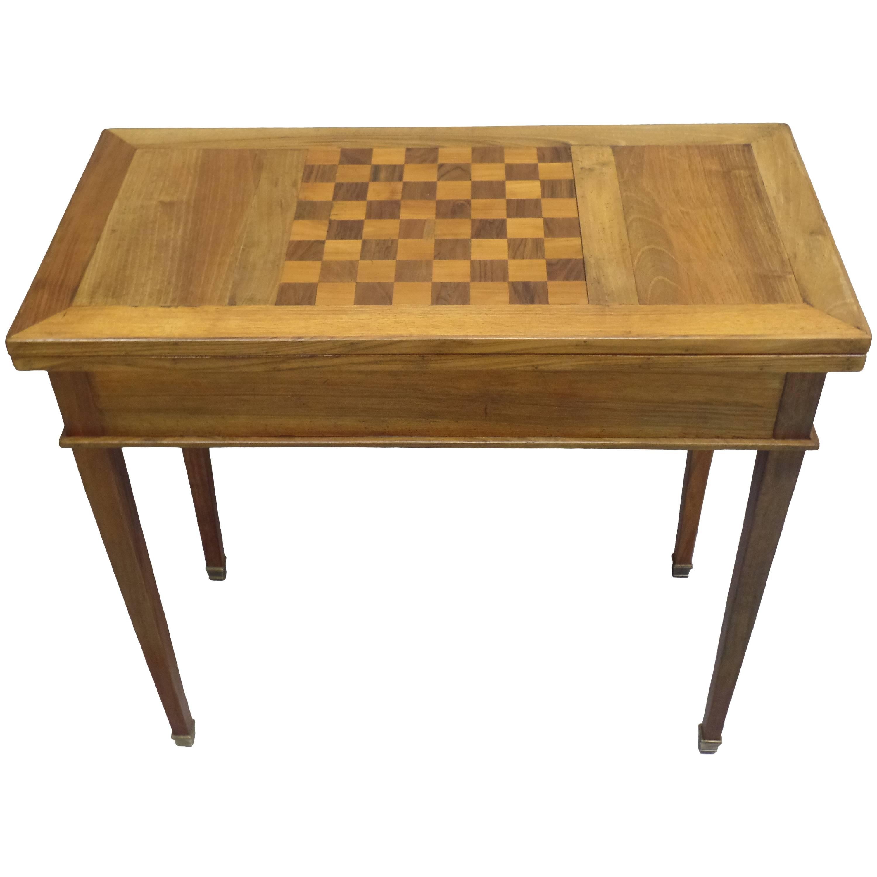 French Modern Neoclassical Louis XVI Game Table or Writing Desk by Maison Jansen For Sale