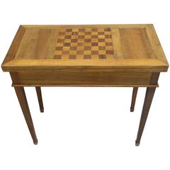 French Modern Neoclassical Louis XVI Style Game Table or Writing Desk, 1940