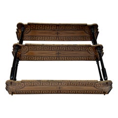 A Set Of 19Th Century Hanging Parquetry Wall Shelves