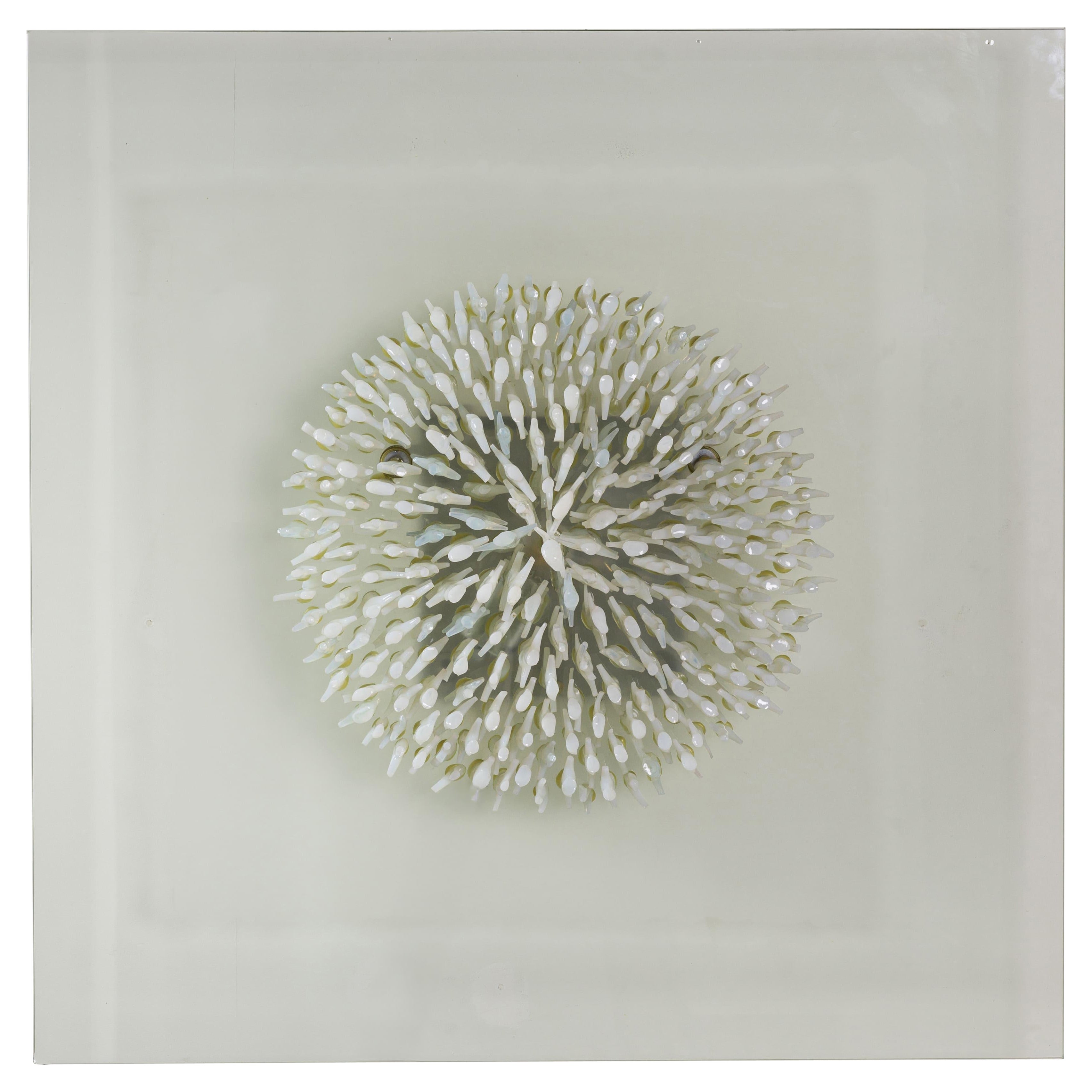 Wall lamp mod. Mattino d'Inverno, Angelo Brotto for Esperia Italy 1970