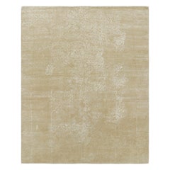 Rug & Kilim’s Spanish Style Rug in Gold with Floral Patterns “Cordoba”