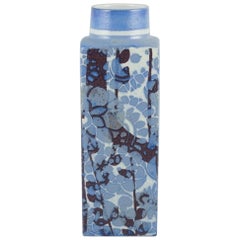 Johanne Gerber for Royal Copenhagen. "Baca" vase with geometric pattern.