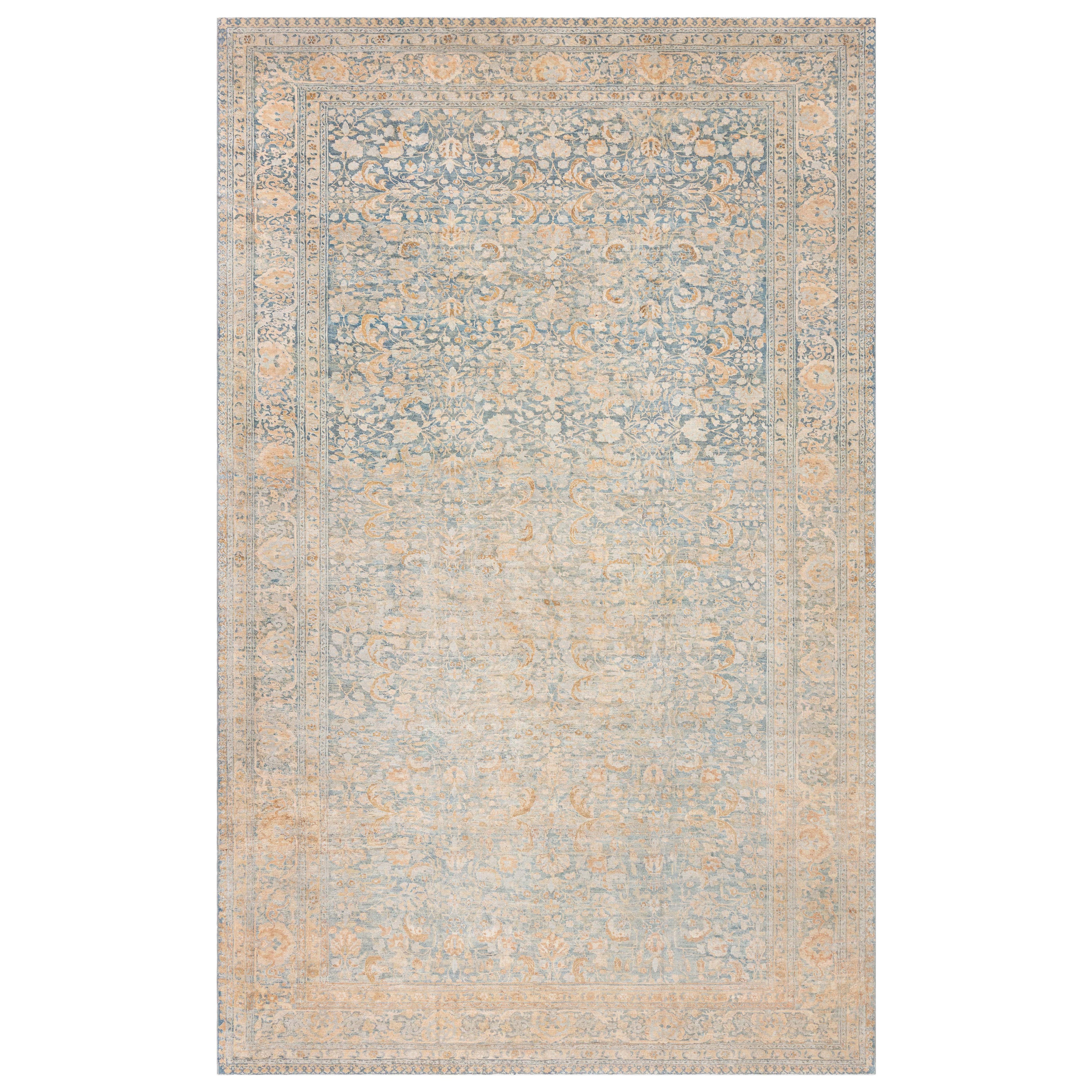 Doris Leslie Blau Tappeto antico persiano Tabriz in lana fatto a mano