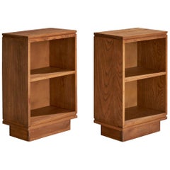 American Designer, Nightstands, Oak, USA, 1950s