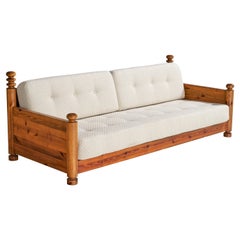 Uno Kristiansson, Canapé, Pine, Tissu, Suède, 1970