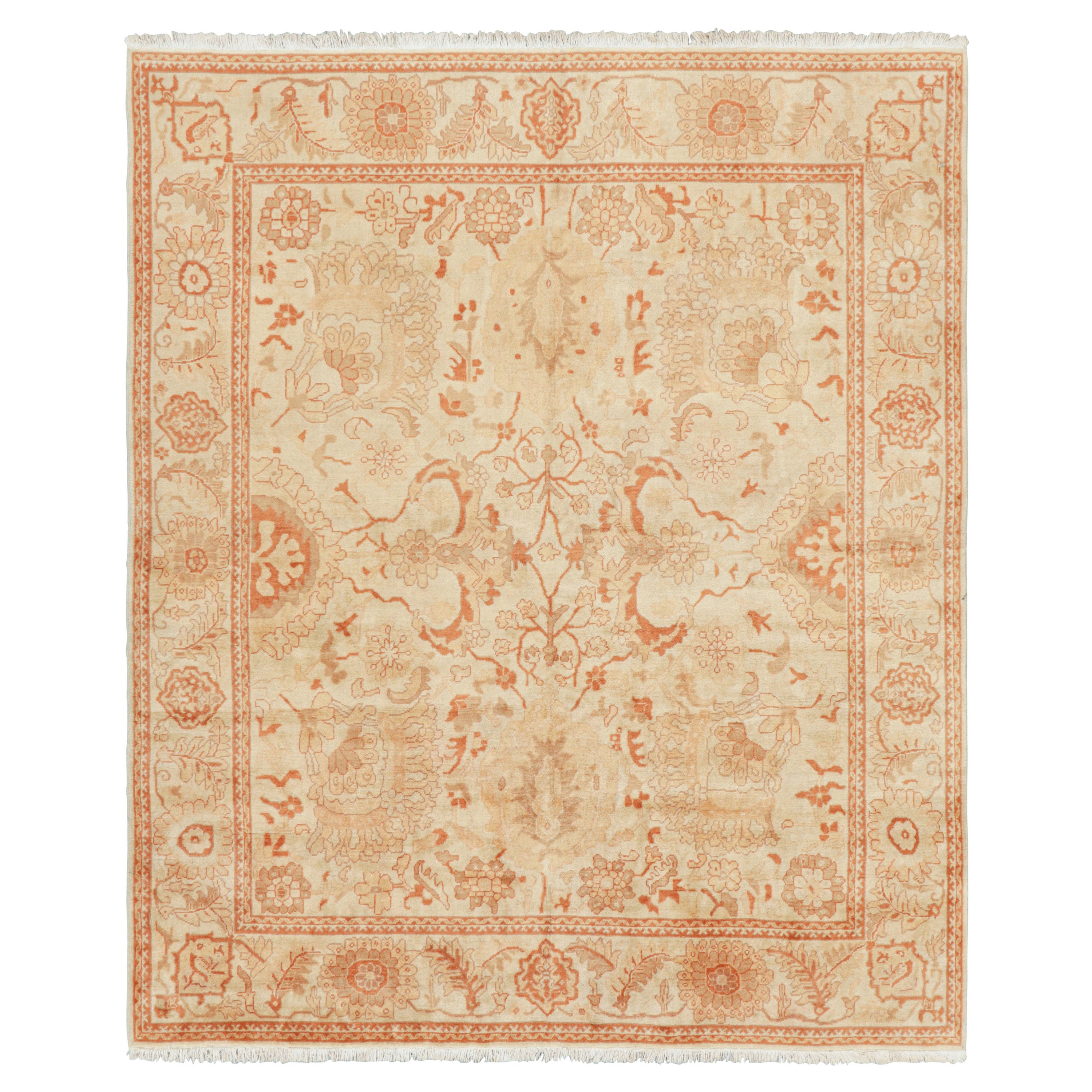 Rug & Kilim’s Persian Mahal Style Rug with Medallions and Floral Patterns