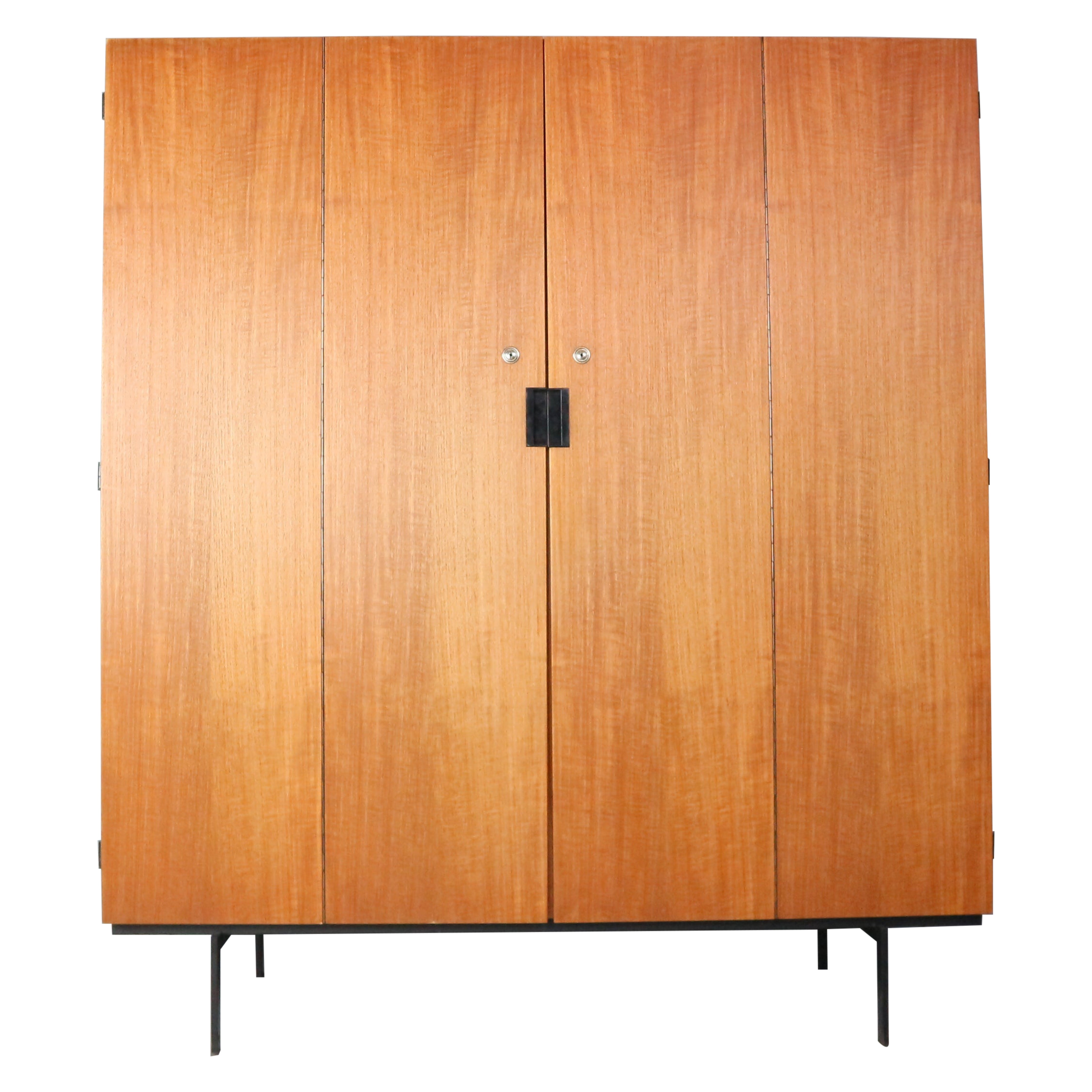 Cees Braakman Japanese Series "KU14" Teak wardrobe for Pastoe, 1960s
