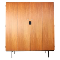 Cees Braakman Japanese Series "KU14" Teak wardrobe for Pastoe, 1960s