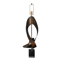 Brutalist Style Lamp by Richard Barr for the Laurel Lamp Co.