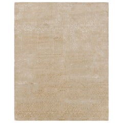 Tappeto Rug & Kilim in stile europeo in beige-marrone con motivi arabescati in verde