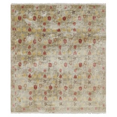 Rug & Kilim è un tappeto in stile spagnolo in bianco sporco-beige con motivi floreali "Bilbao".