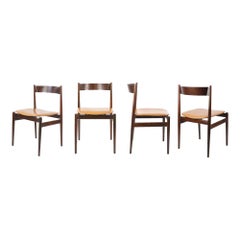 Set di 4 sedie vintage di manifattura italiana anni '60