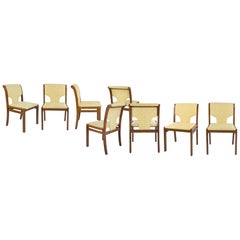 Set di 8 sedie vintage di manifattura italiana anni '60