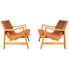 Vintage Pair of Two "Vostra" Easy Chairs by Jens Risom for Knoll, USA in 1941
