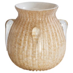 Italian Designer, Sizable Vase, Murano Glass, Italy, 1970s