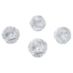 Ann Wolff, supports pour thé Storm, verre, Suède, années 1970