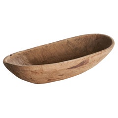 Swedish Craft, Bowl, Wood, Sweden, 1784