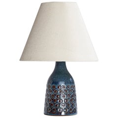 Søholm, Table Lamp, Stoneware, Denmark, 1970s