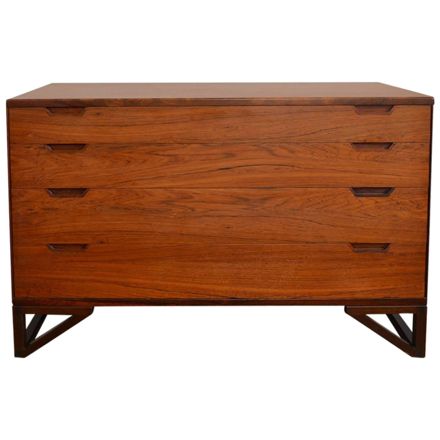 Svend Langkilde for Illums Bolighus Rosewood Chest of Drawers For Sale