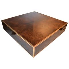 1970s Goatskin Coffe Table by Aldo Tura