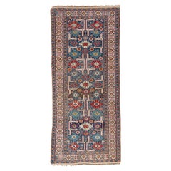 4x9 Ft Antique Caucasian Kuba "Karagashli" Rug, Circa 1875