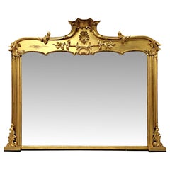 Early 19th Century Giltwood Overmantel Mirror