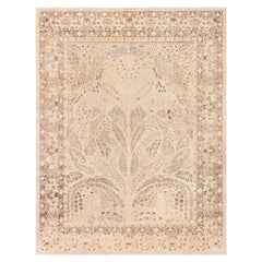 Tapis persan antique Tabriz en laine fait à la main Doris Leslie Blau