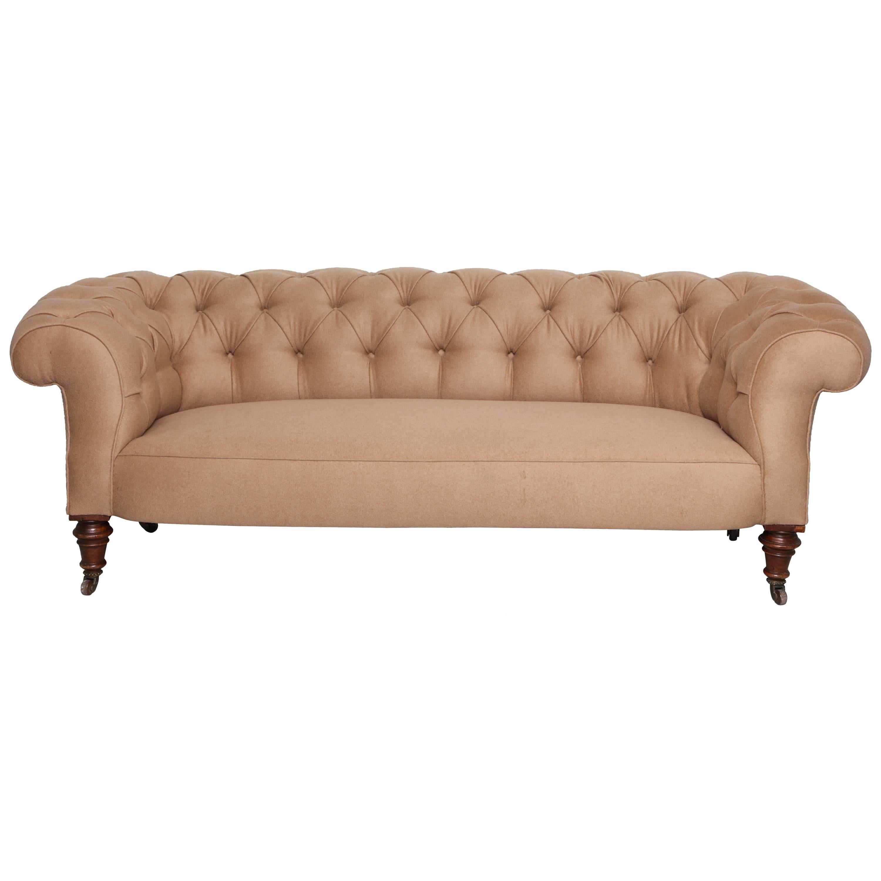 Cashmere Camel Chesterfield Sofa at 1stDibs