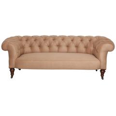 Antique Cashmere Camel Chesterfield Sofa